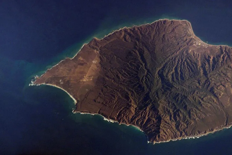 San Juanito y Maria Madre vistas desde la Estacion Espacial Internacional
