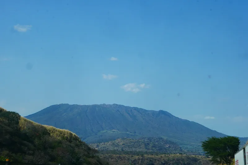 El Ceboruco visto desde la carretera