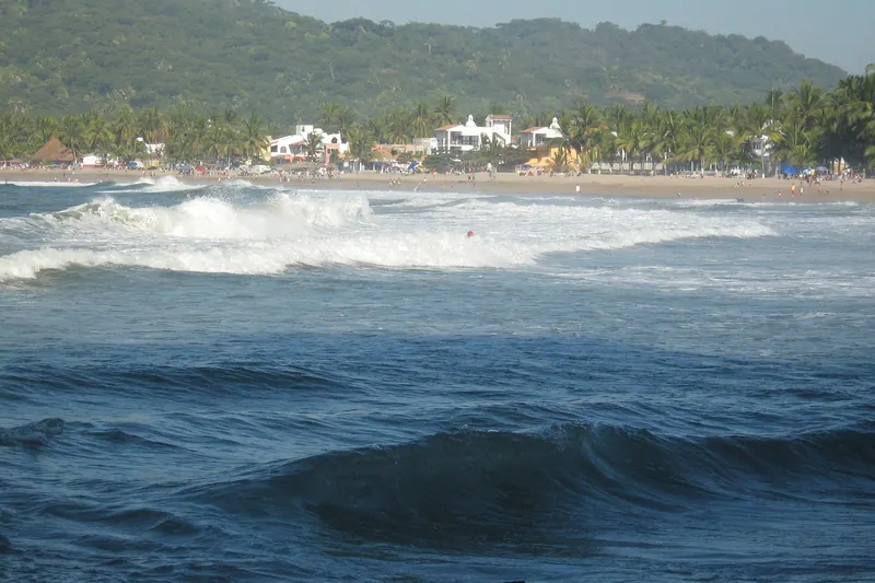 Vista norte de la bahia de Lo de Marcos
