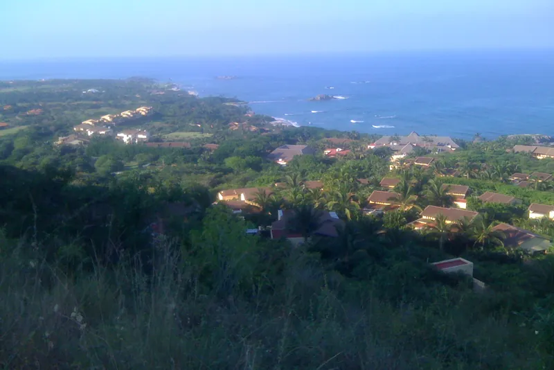 La península de Punta de Mita, en el extremo norte de la bahía de Banderas